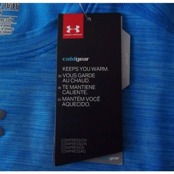 Under Armour® Cold Gear Heathered Compression Top Size XL - Picture 8 of 13